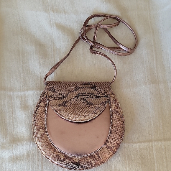 Stuart Weitzman Vintage Snake Print Crossbody Bag - Picture 1 of 7